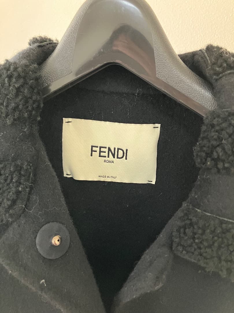 FENDI フェンディ ロングウールコート 38