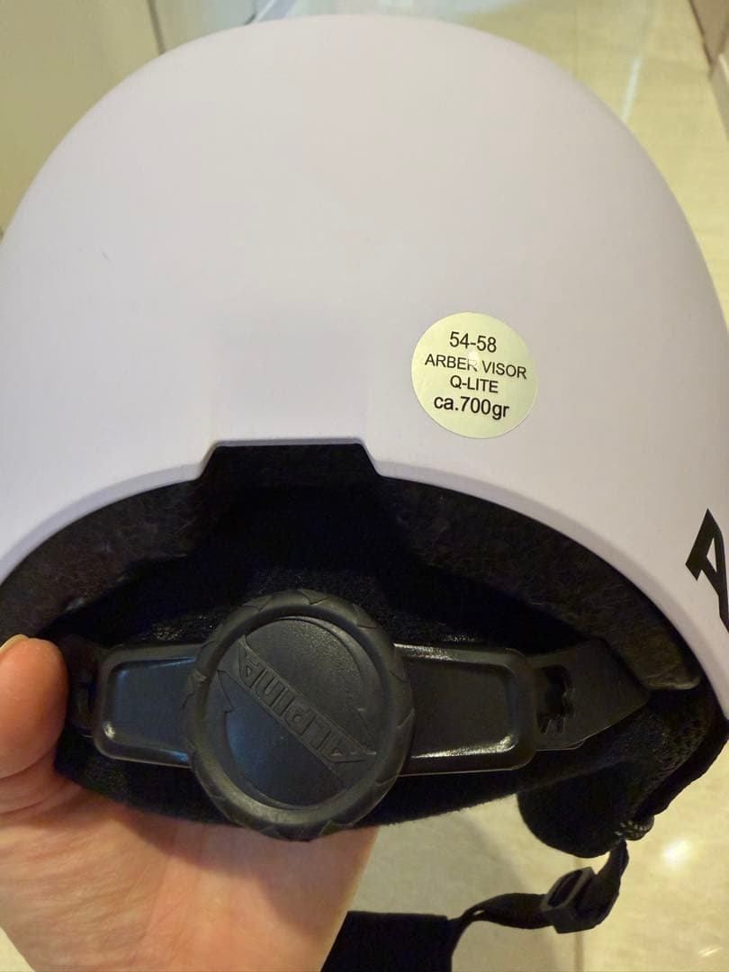 ALPINAスキースノーボードバイザーヘルメット ミラーバイザー