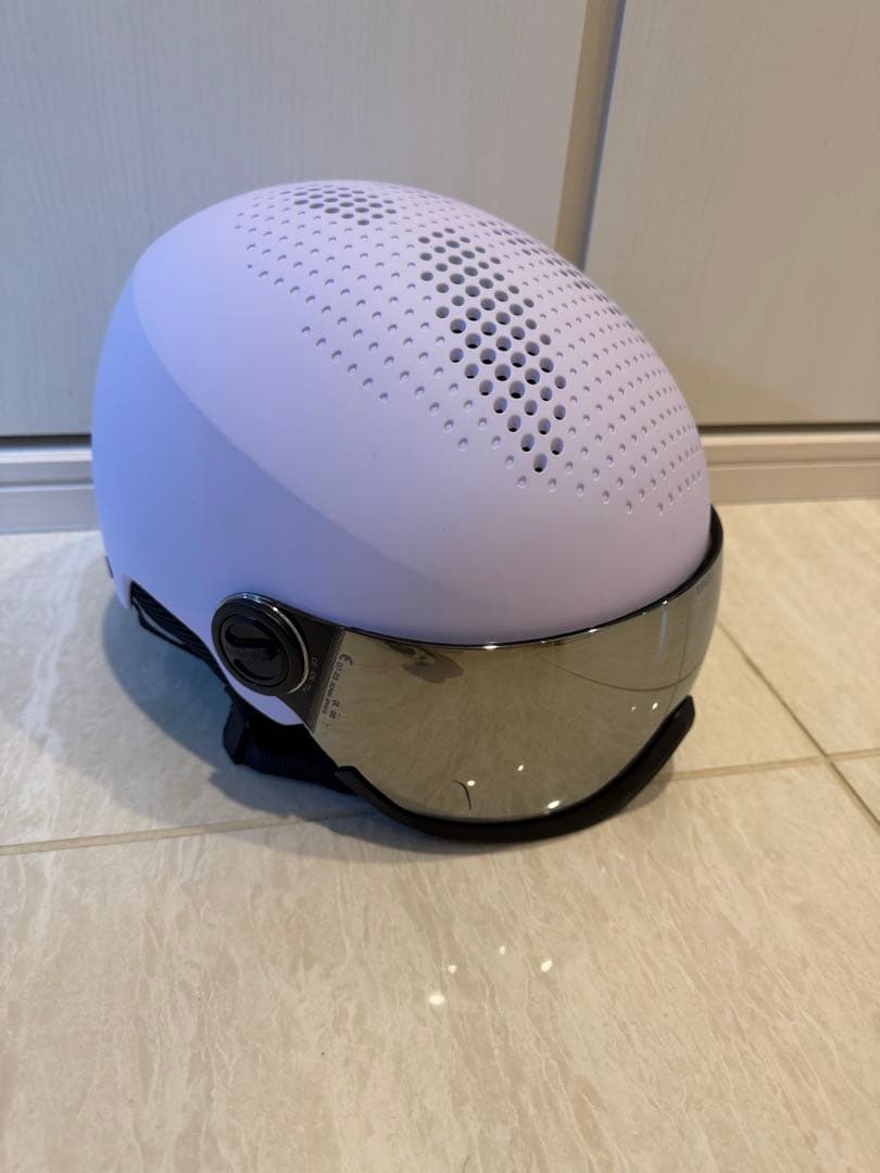 ALPINAスキースノーボードバイザーヘルメット ミラーバイザー