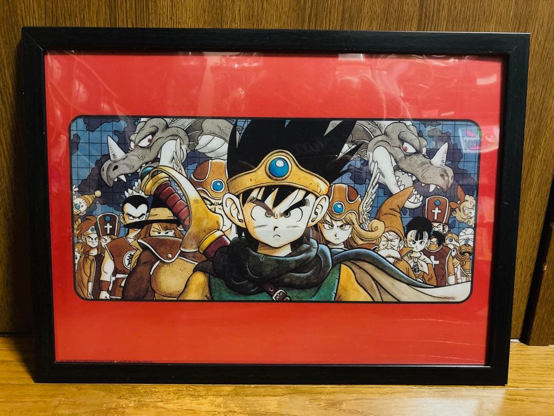 ３５周年記念くじ　ドラゴンクエスト3　ビジュアルボード　額縁付き