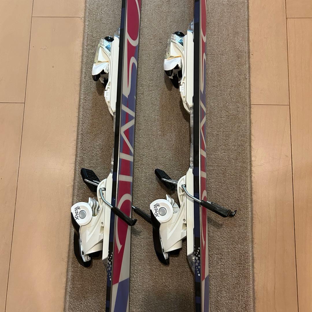 スキー板 ビンディング付き レディース 147cm COSMIC SURF 美品