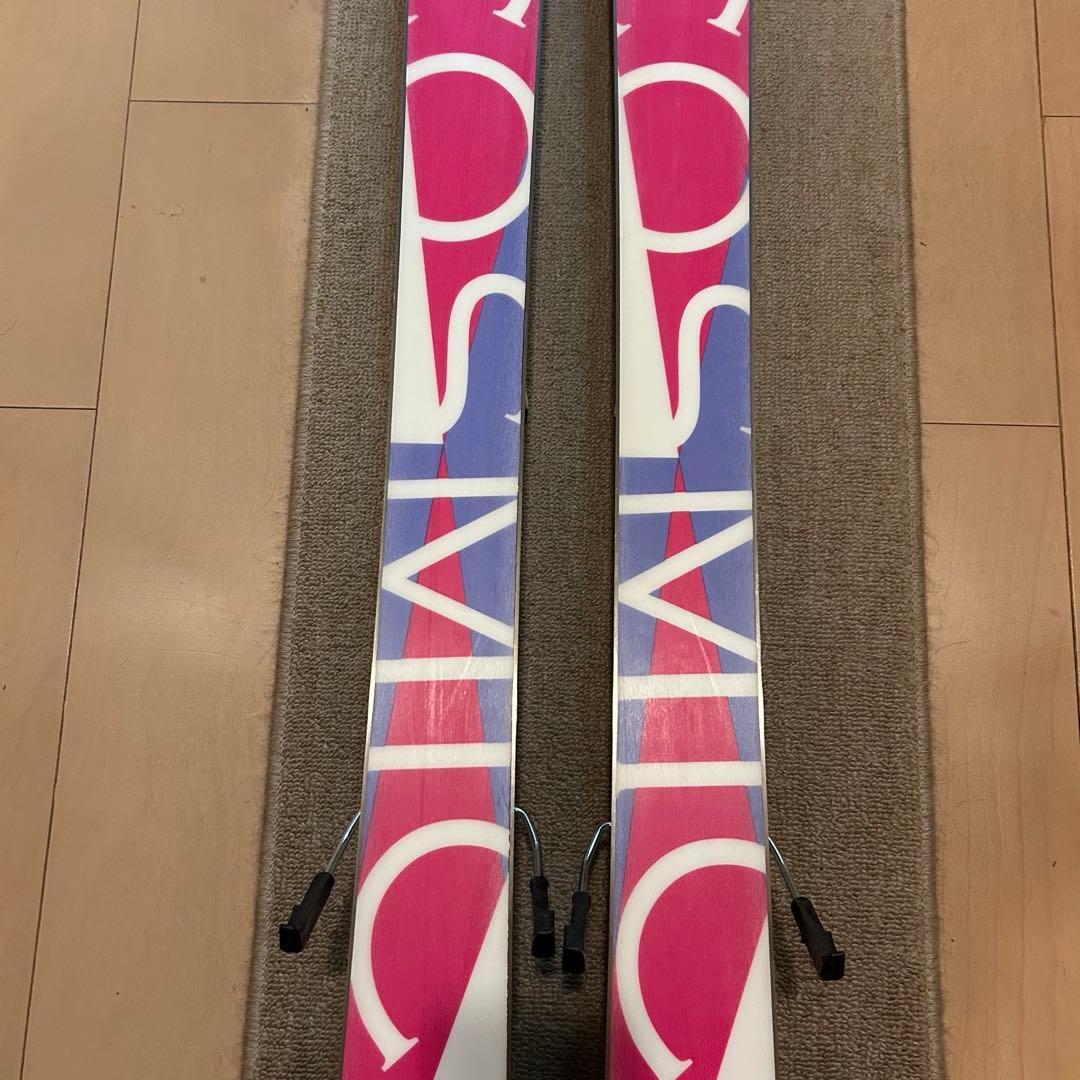 スキー板 ビンディング付き レディース 147cm COSMIC SURF 美品