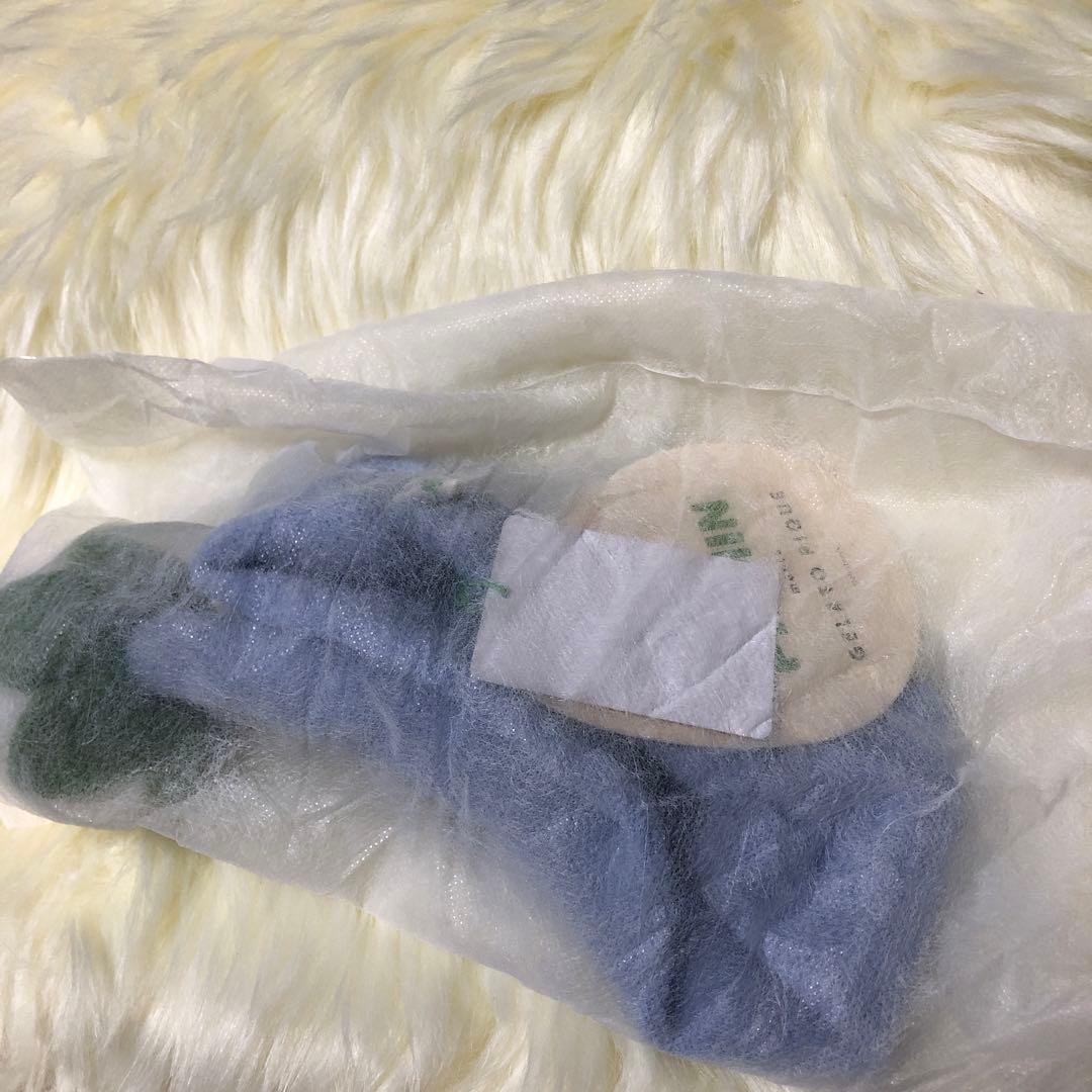 新品未使用　ジェラートピケ　PIKMINヘアバンド　青ピクミン　Nintendo