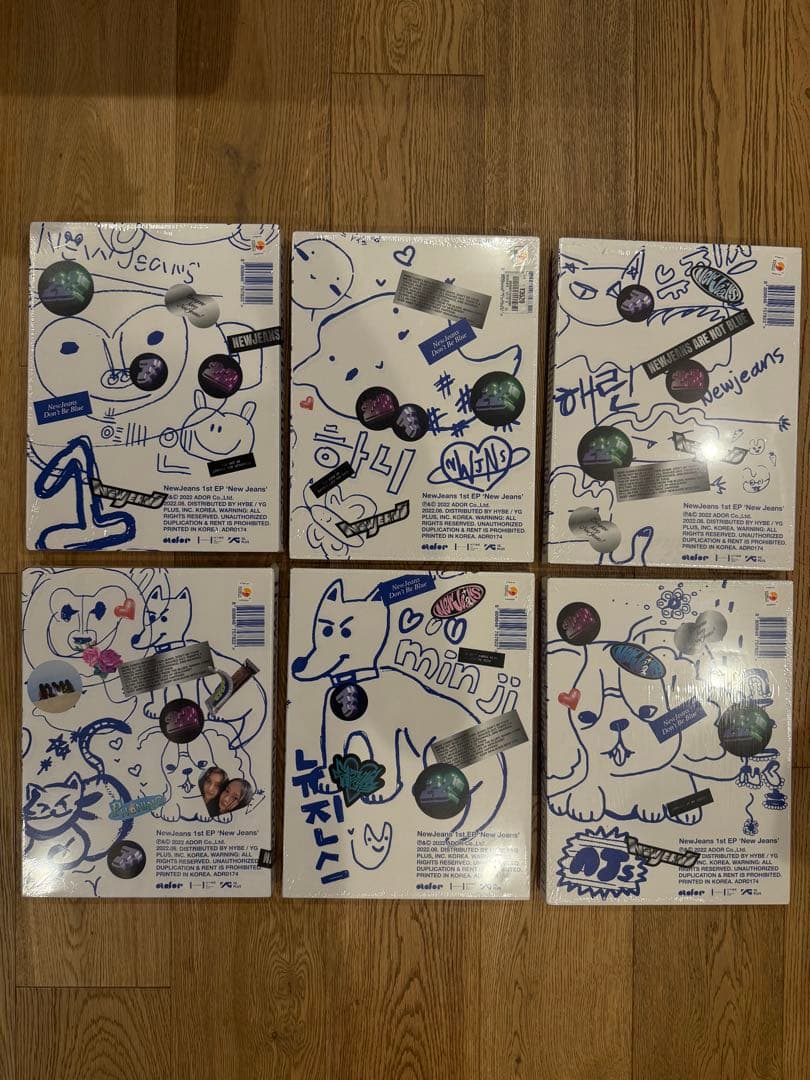 NEWJEANS Bluebook 全6形態セット
