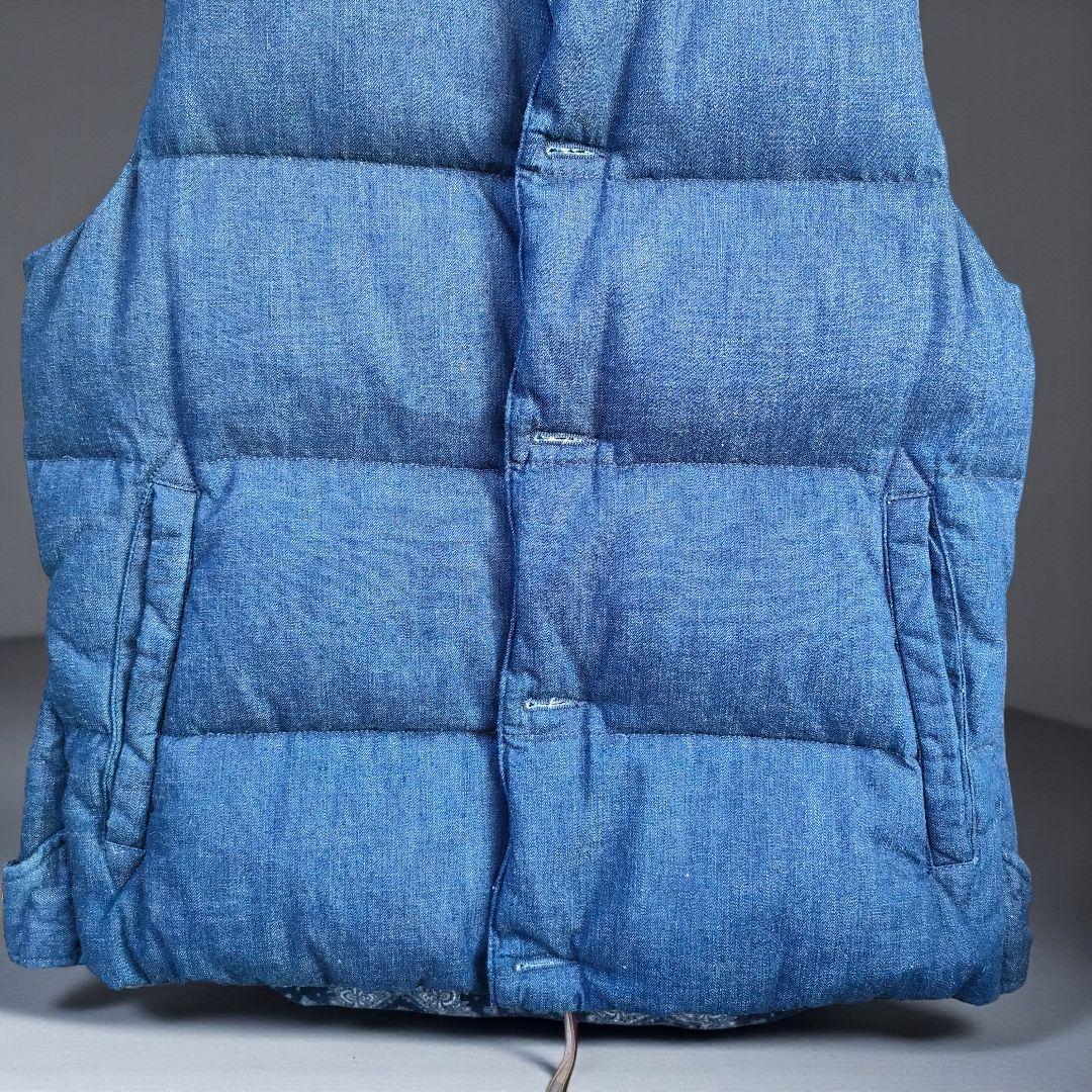 【未使用】REMI RELIEF デニムダウンベスト RN128390