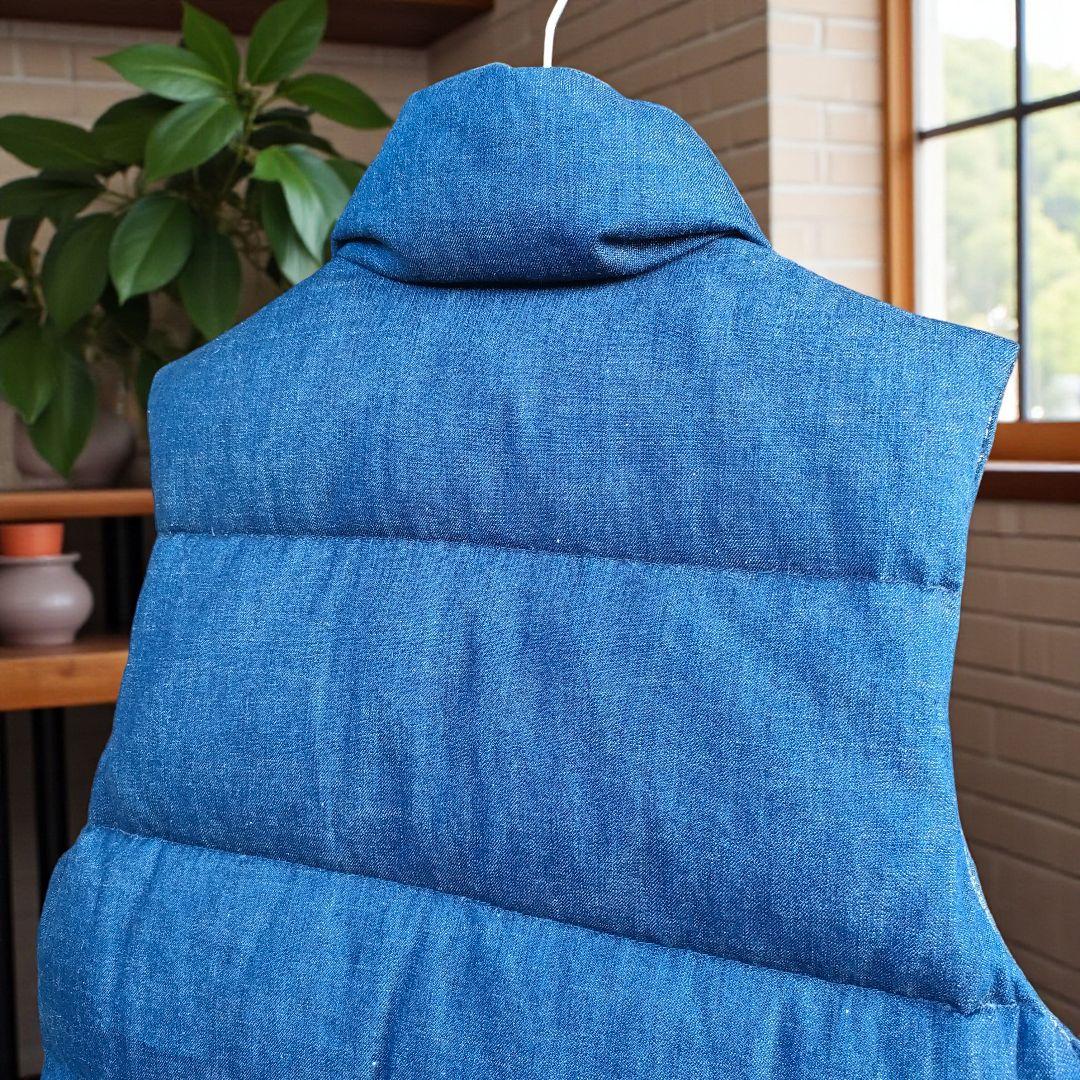 【未使用】REMI RELIEF デニムダウンベスト RN128390