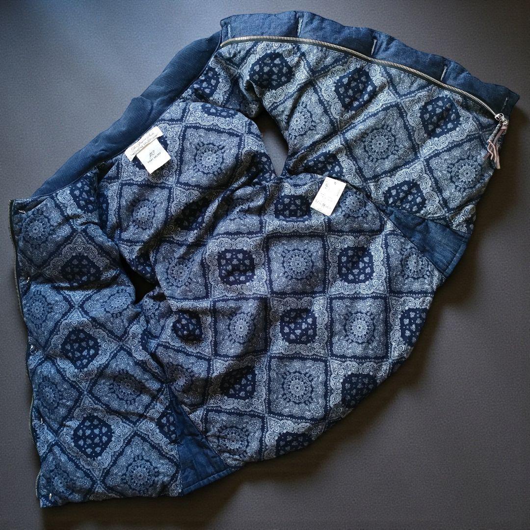 【未使用】REMI RELIEF デニムダウンベスト RN128390