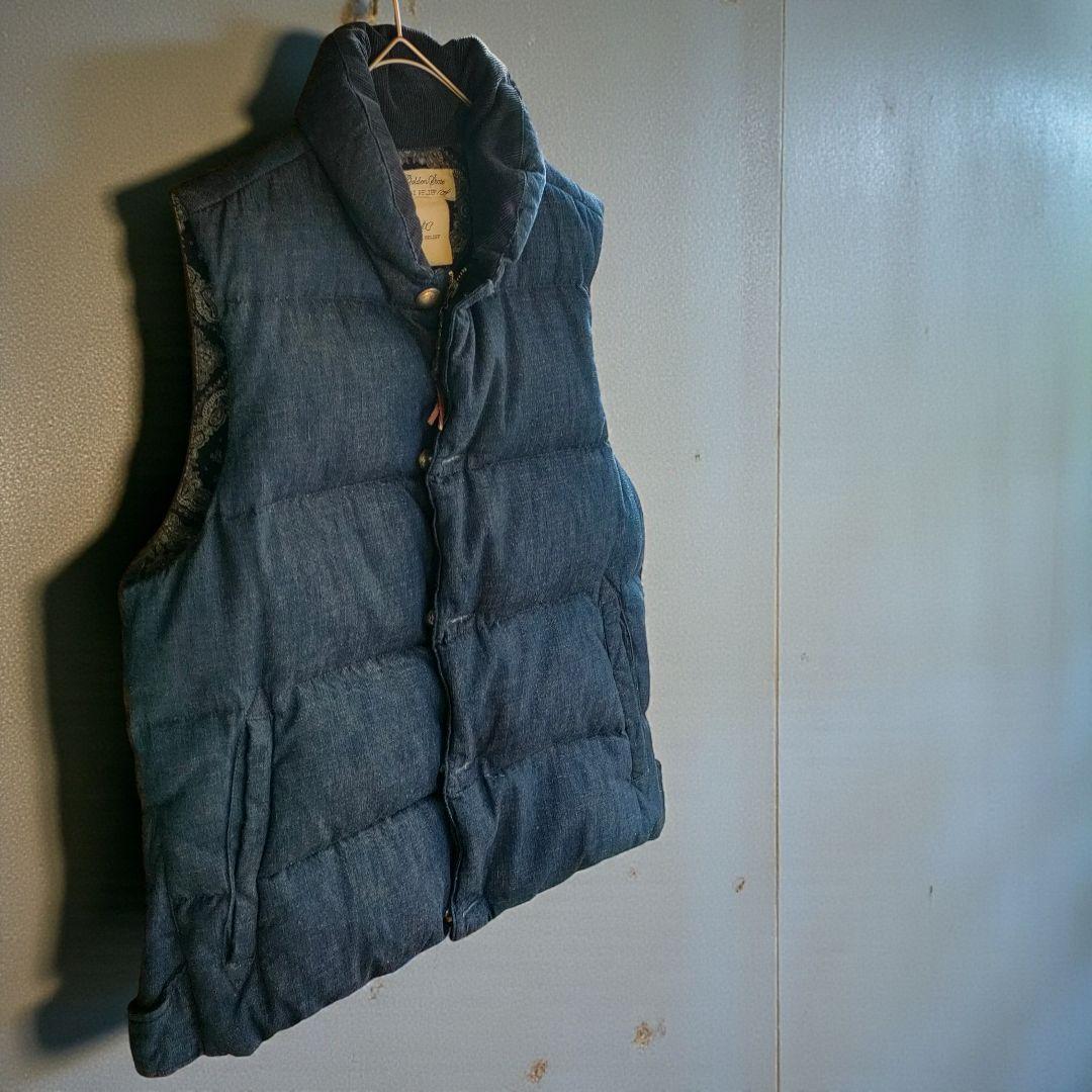 【未使用】REMI RELIEF デニムダウンベスト RN128390