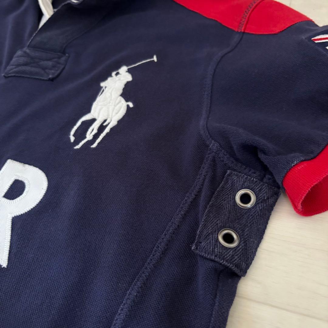 POLO ラルフローレン ポロシャツ　ビッグポニー　イギリス国旗 チーフキーフ