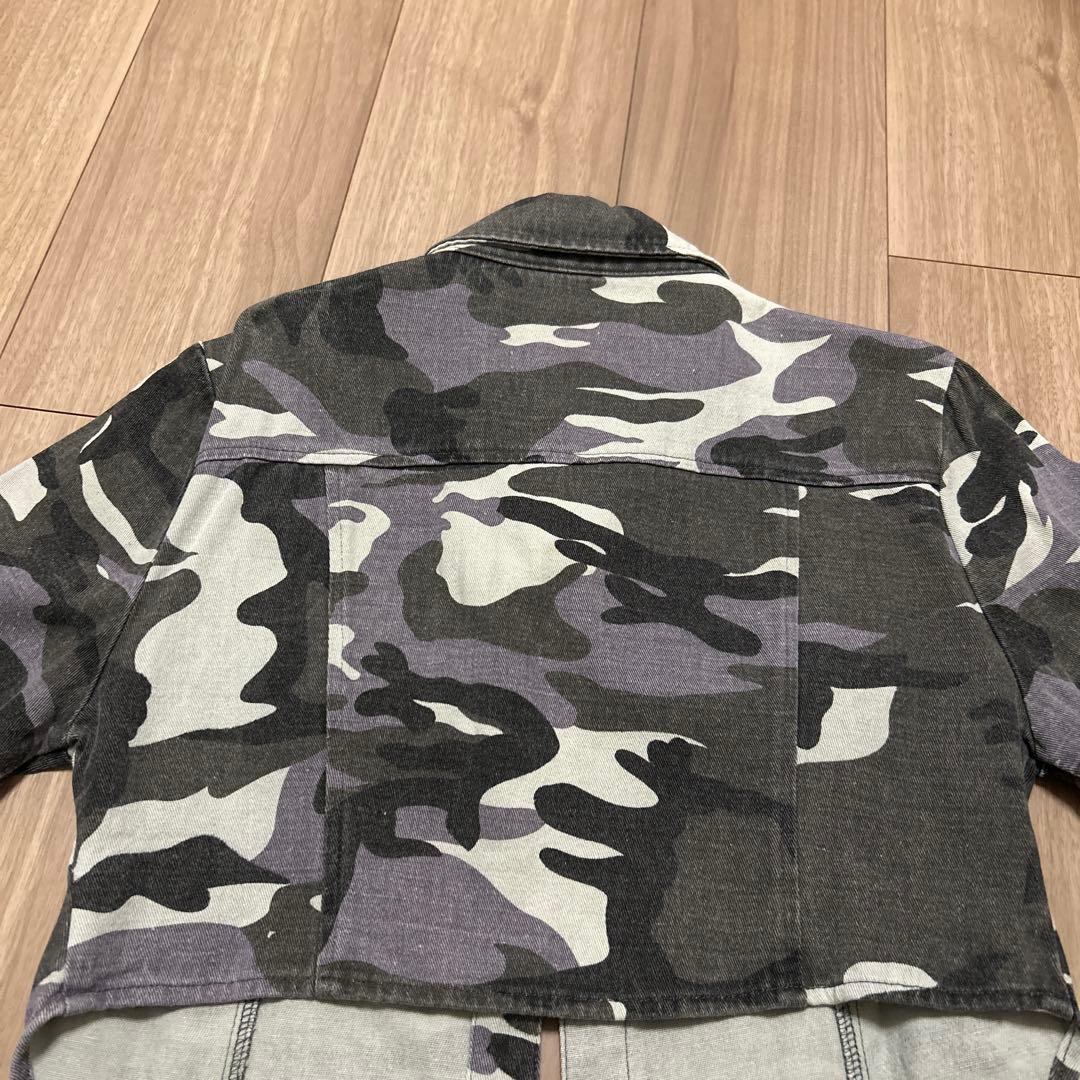 d.i.a. 迷彩柄 クロップドジャケット