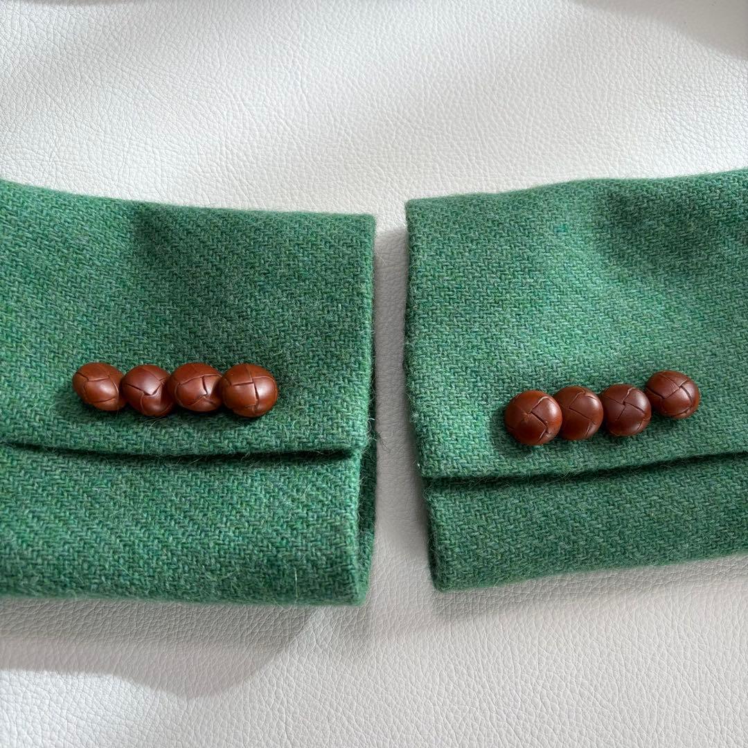 極美品 ラルフローレン[アルパカ混 エルボーパッチ くるみ]テーラードジャケット