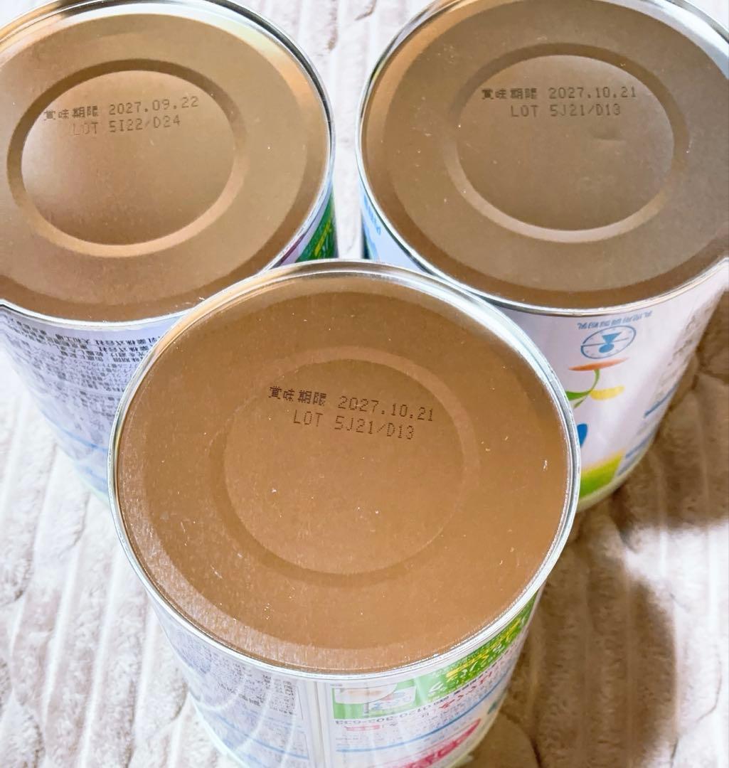 新品未開封　森永乳業　はぐくみ　大缶　800g ３缶セット　プレゼント４点