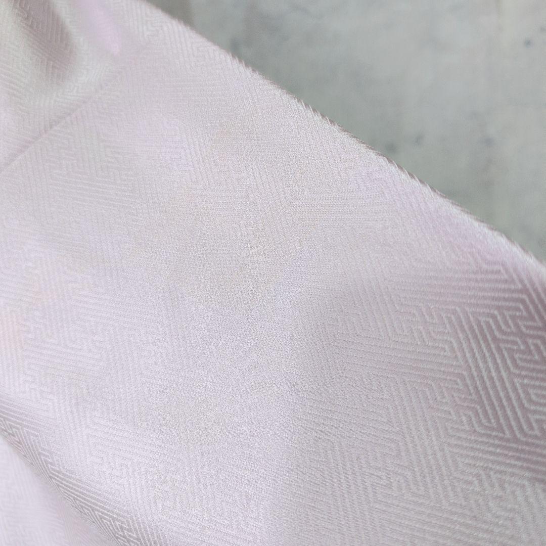 訪問着　フルセット　着物　正絹　薄紫　刺繍　絞り　Sサイズ　清楚　バチ衿　O5