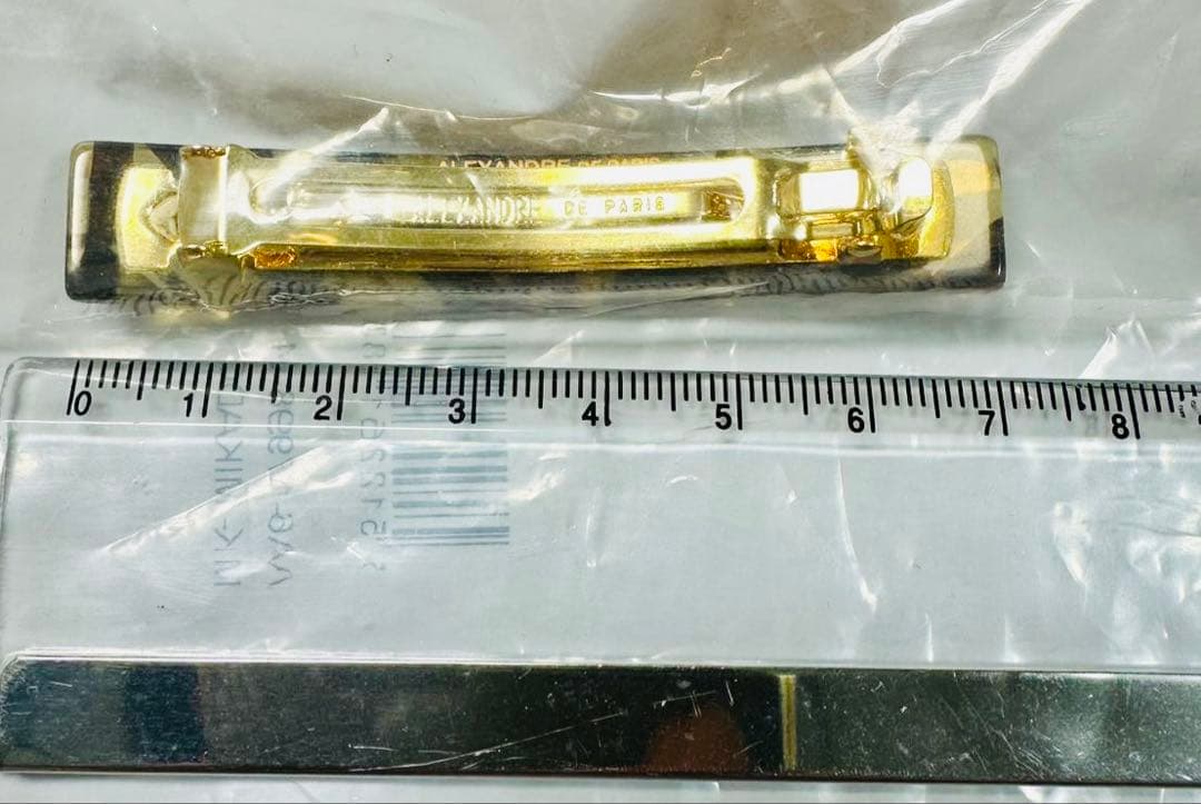 【新品未使用未開封】アレクサンドルドゥパリ　ヘアバレッタ　　6cm