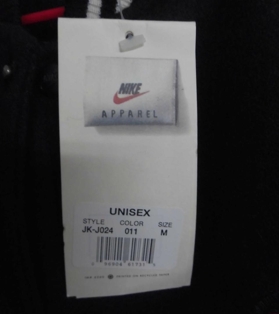 デッドストック 90s ビンテージ ナイキ ジョーダン 袖革 レザー スタジャン