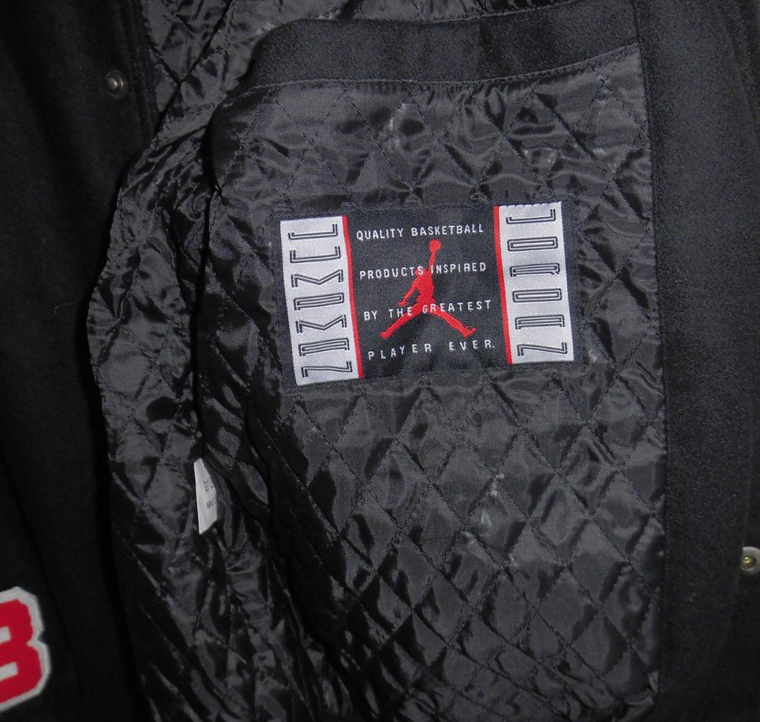 デッドストック 90s ビンテージ ナイキ ジョーダン 袖革 レザー スタジャン