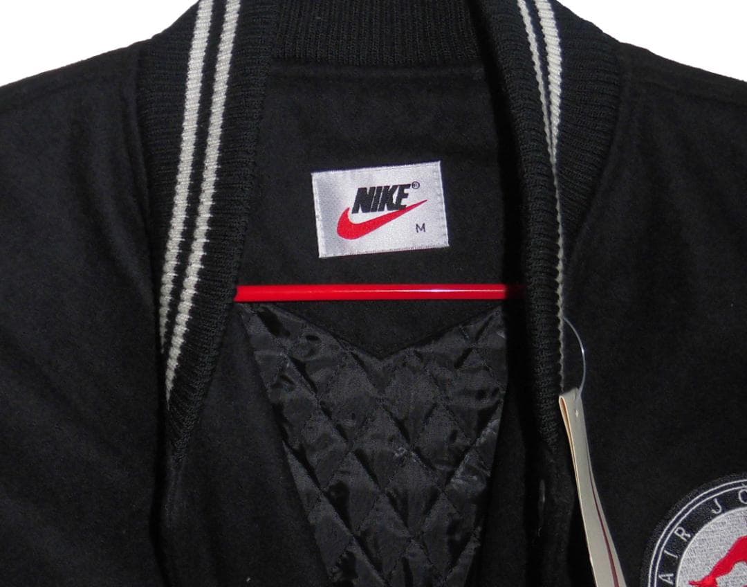 デッドストック 90s ビンテージ ナイキ ジョーダン 袖革 レザー スタジャン
