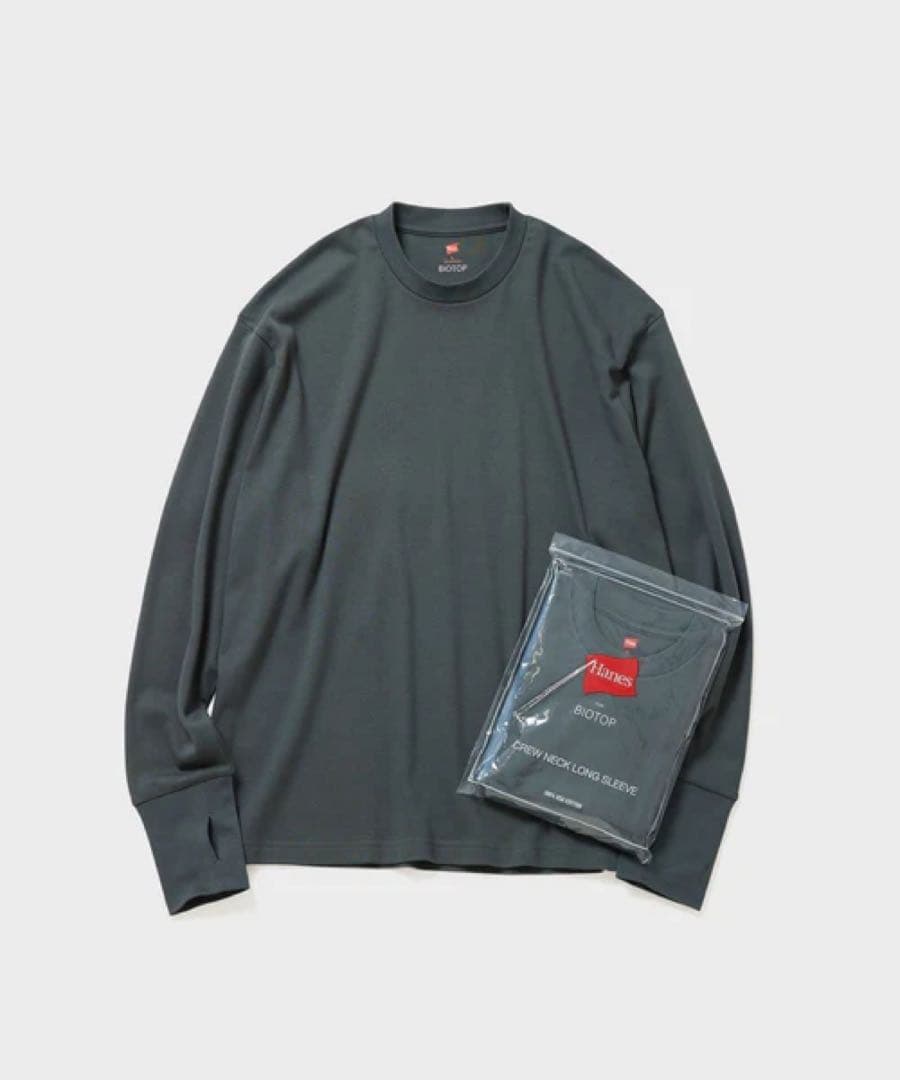 トップス Hanes BIOTOP Comfort Crew Neck Pullover