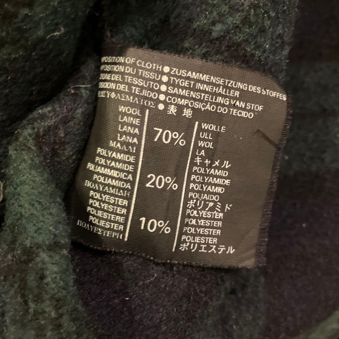 英国製 グローバーオール ダッフルコート/裏ブラックウォッチ/EUR52