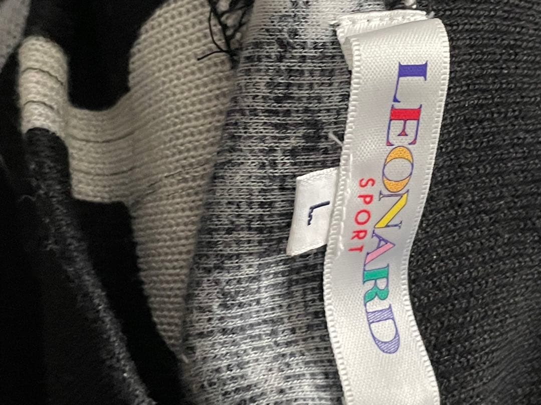 ●美品　LEONARD レオナール 長袖カットソー L 一枚で暖か