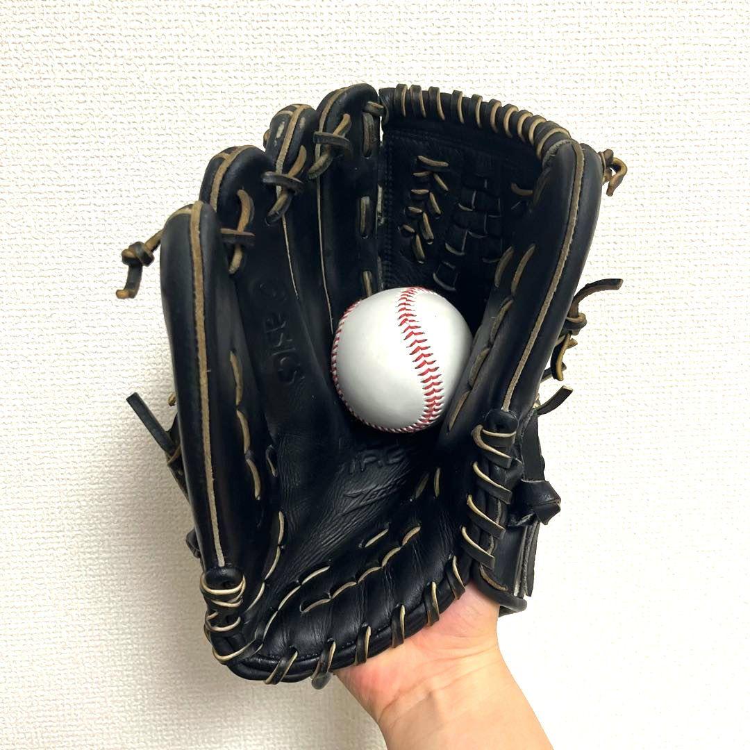 919 アシックス ゴールドステージ 型抜群 美品 硬式 投手用グローブ 左投げ
