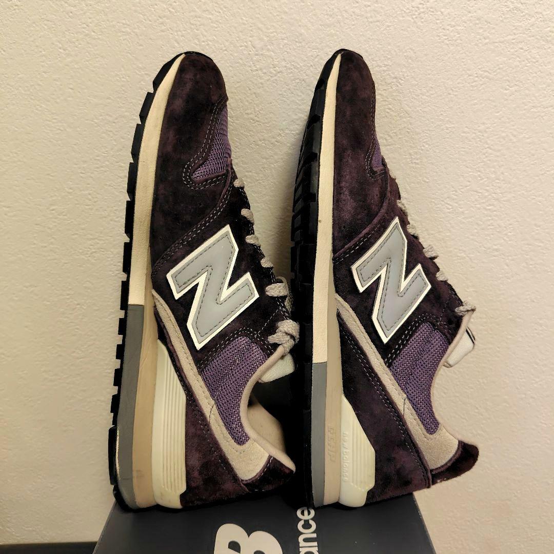 『new balance』996スニーカー　 24.5cm　パープル