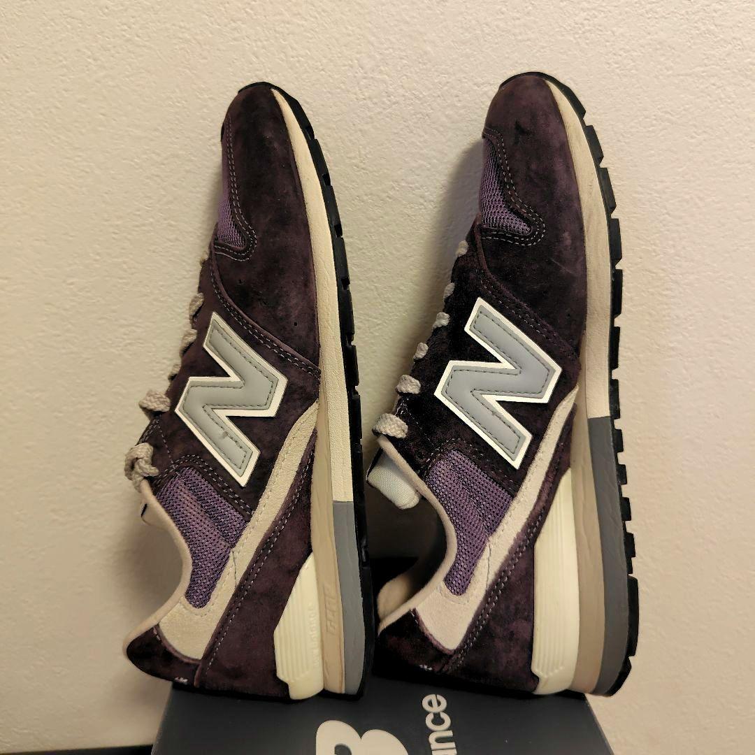 『new balance』996スニーカー　 24.5cm　パープル