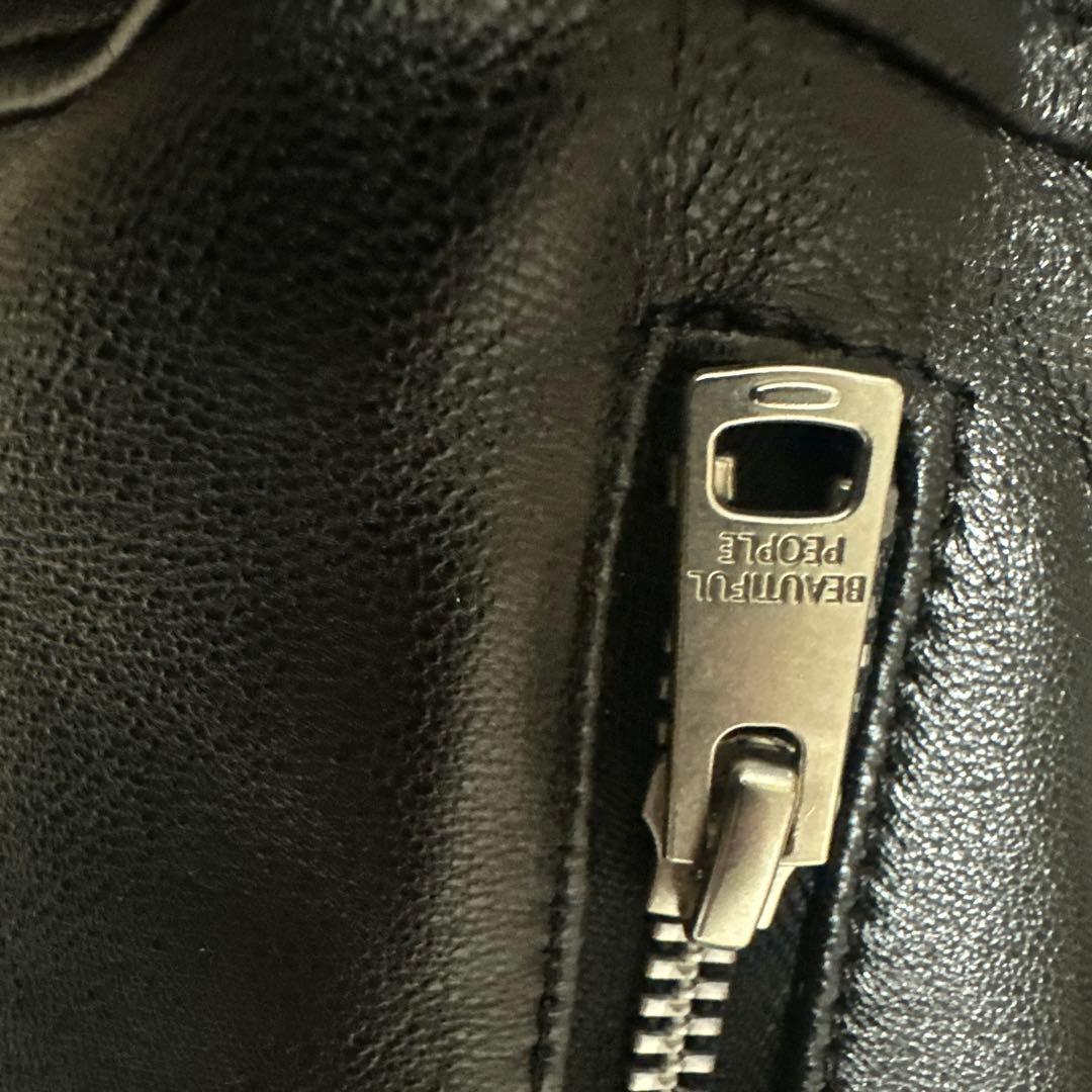 ビューティフルピープル レザーショルダーバッグ