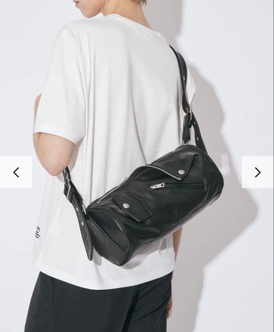 ビューティフルピープル レザーショルダーバッグ