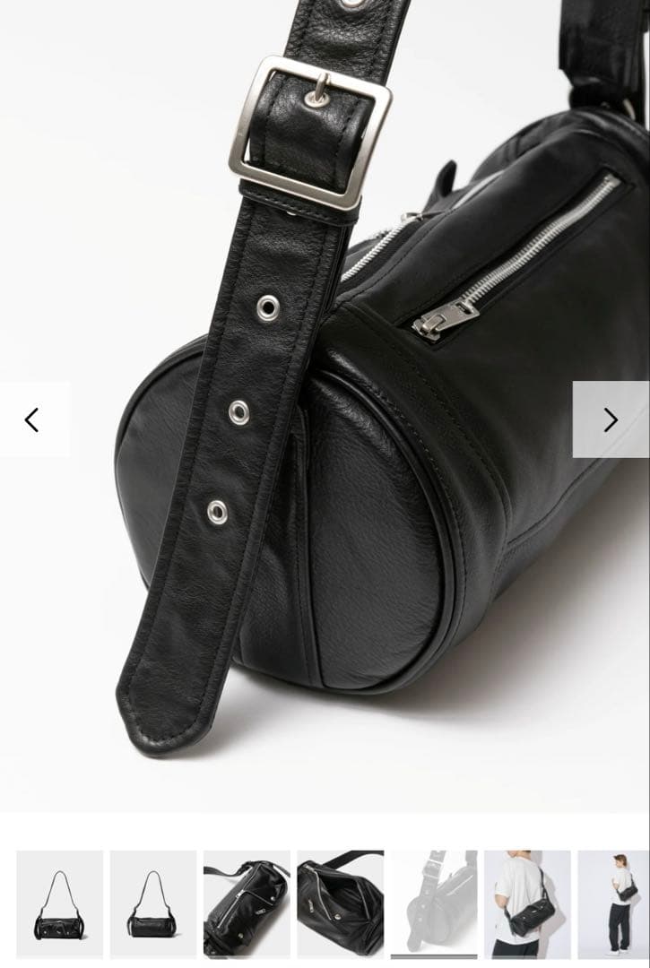 ビューティフルピープル レザーショルダーバッグ