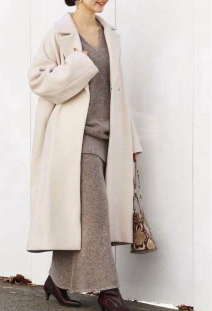 IÉNA イエナIENA MANTECOオーバーチェスターコート 36ウール