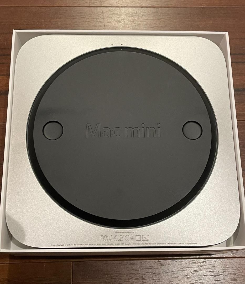 【美品】Apple Mac mini Late 2012 Core i5
