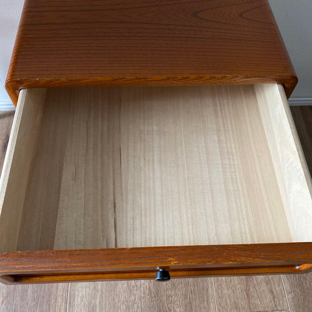 民芸家具　あじろ民芸　ミニチェスト　４段　木製　日本製