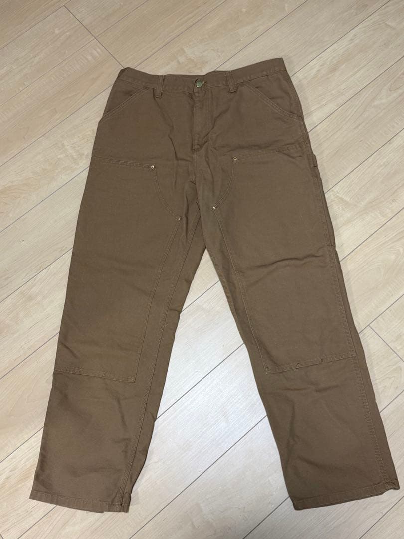 carhartt wip ダブルニーパンツ Hamilton Brown W36