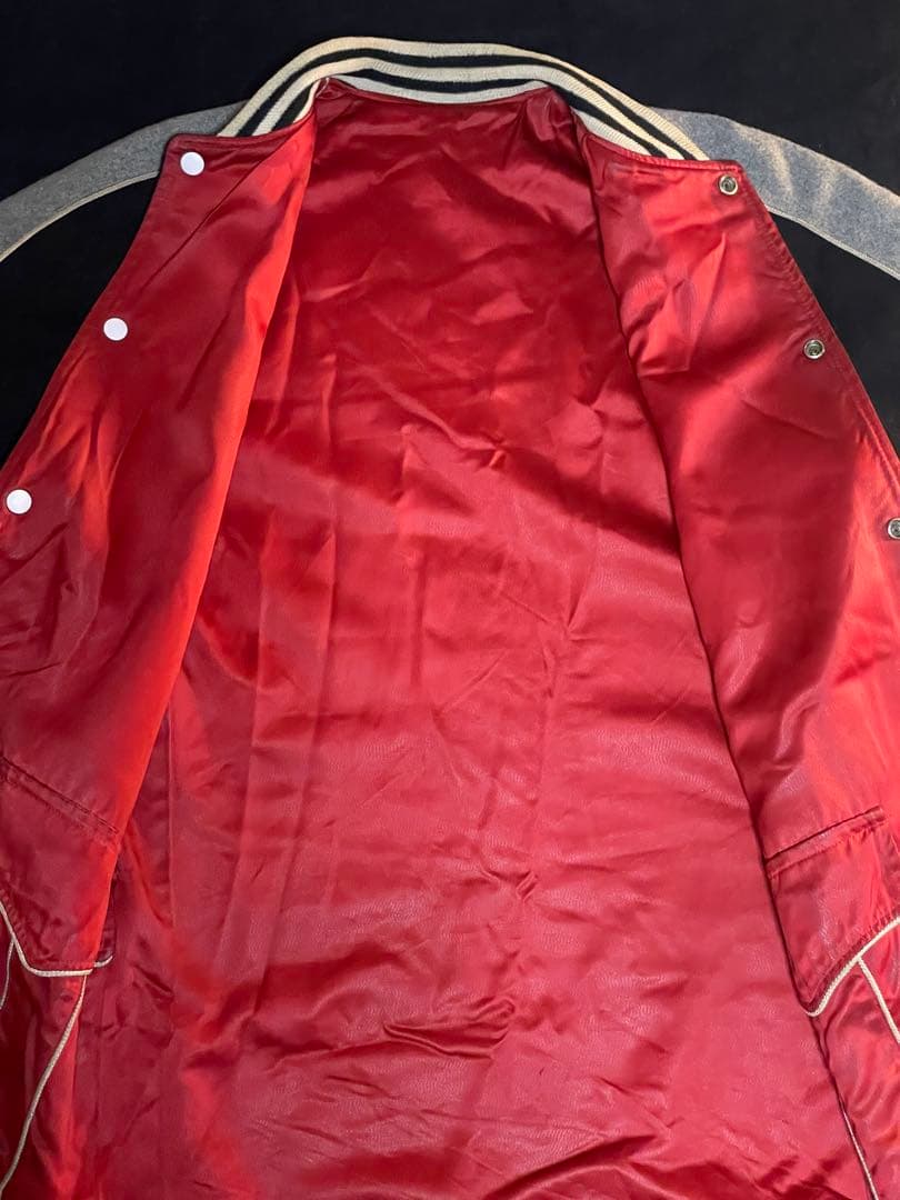 50's リバーシブル　ロングスタジャン　ファラオ　Aブラック×Bレッド