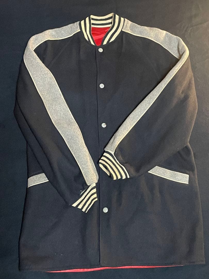 50's リバーシブル　ロングスタジャン　ファラオ　Aブラック×Bレッド