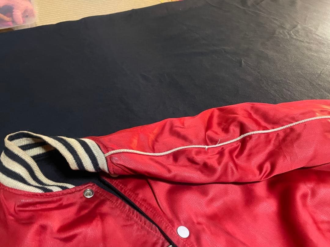 50's リバーシブル　ロングスタジャン　ファラオ　Aブラック×Bレッド