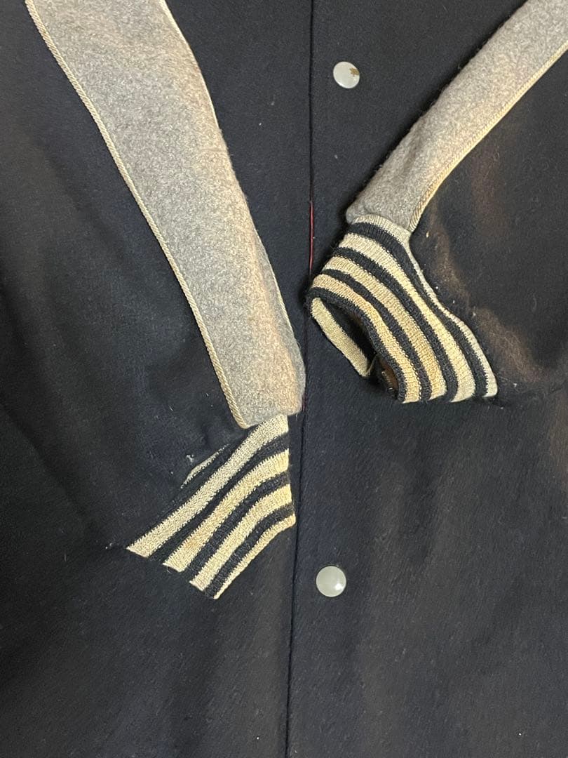 50's リバーシブル　ロングスタジャン　ファラオ　Aブラック×Bレッド