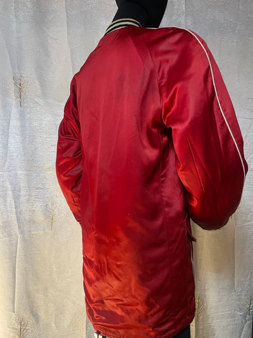 50's リバーシブル　ロングスタジャン　ファラオ　Aブラック×Bレッド