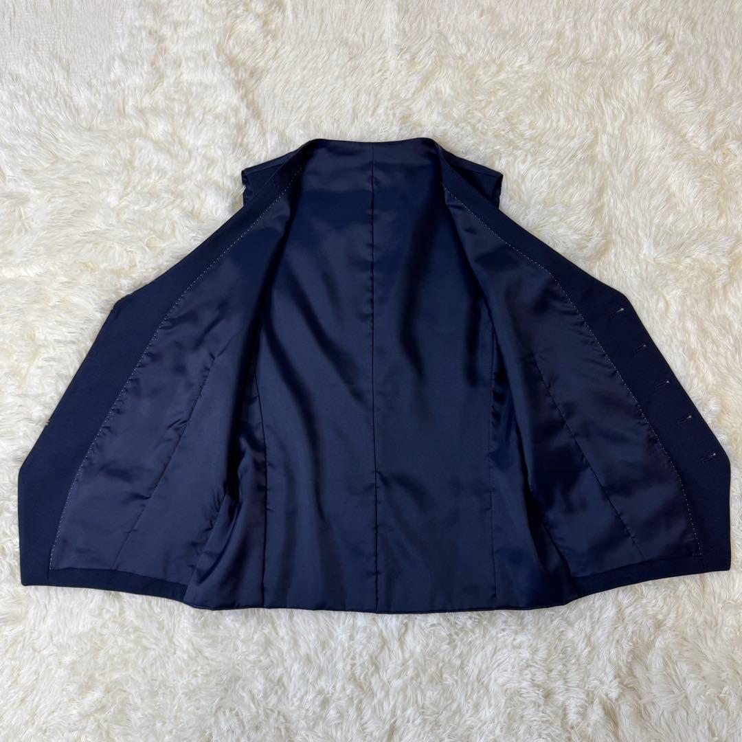 スーツセレクト　3ピース　スーツ　ネイビー　A6 L相当