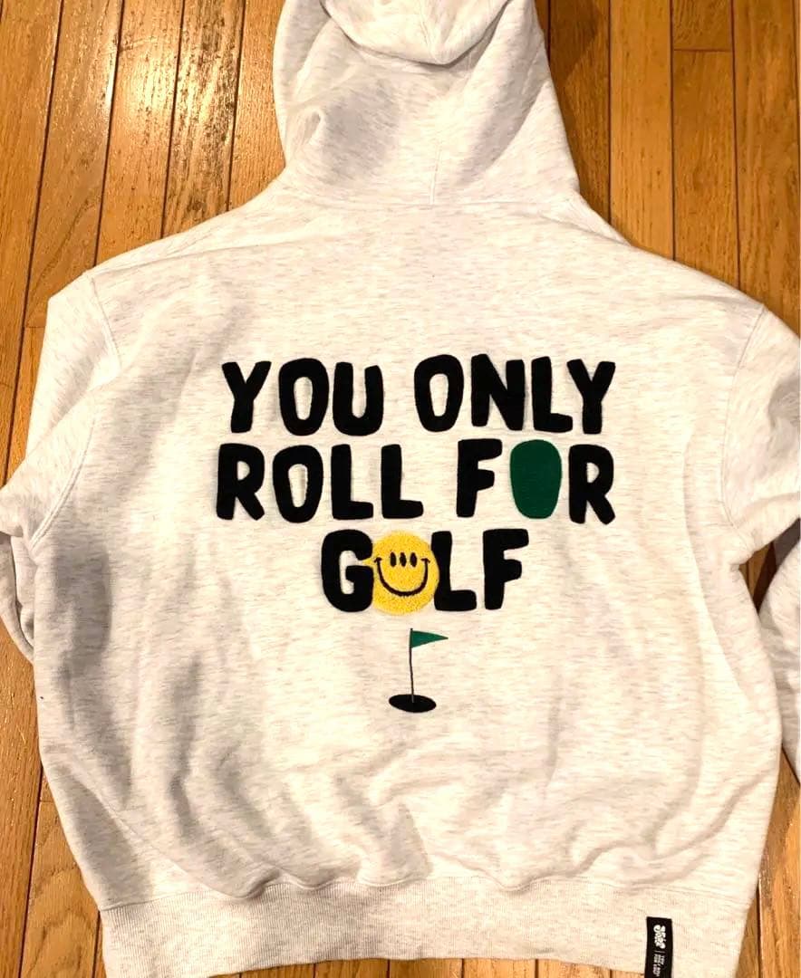 YORF スマイルフーディ グレー　Lサイズ