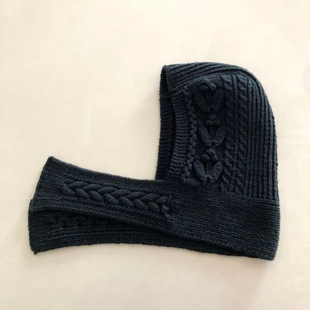 帽子 2025 yukifujisawa Knit cap DARK GREEN