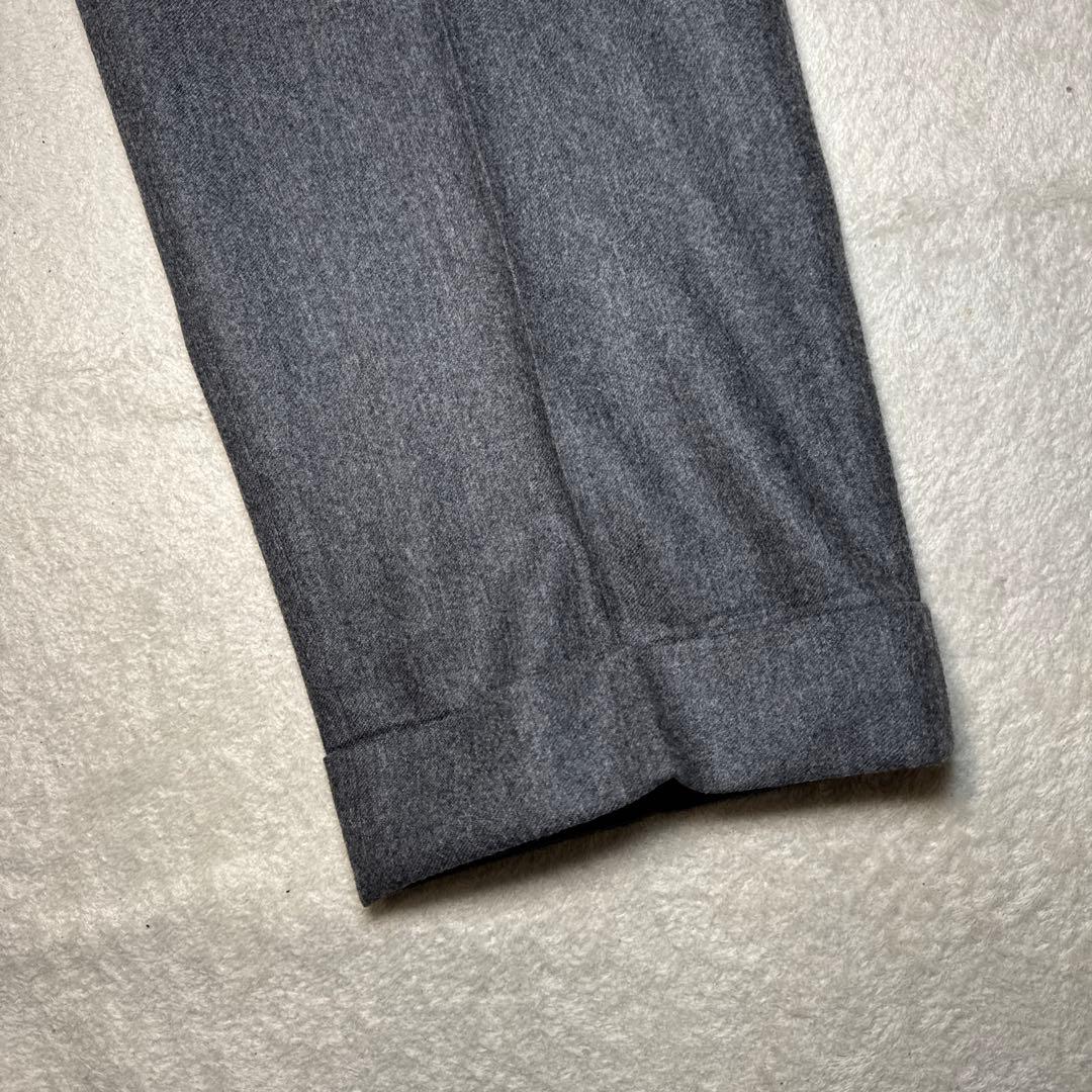 30 秋冬　未使用　ジェルマーノ　germano スラックス　50 XL グレー