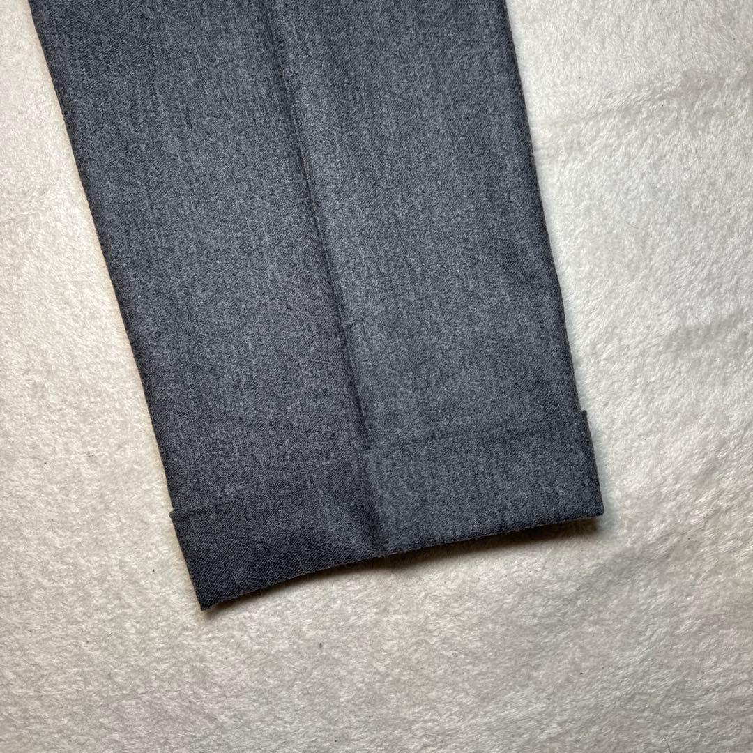 30 秋冬　未使用　ジェルマーノ　germano スラックス　50 XL グレー