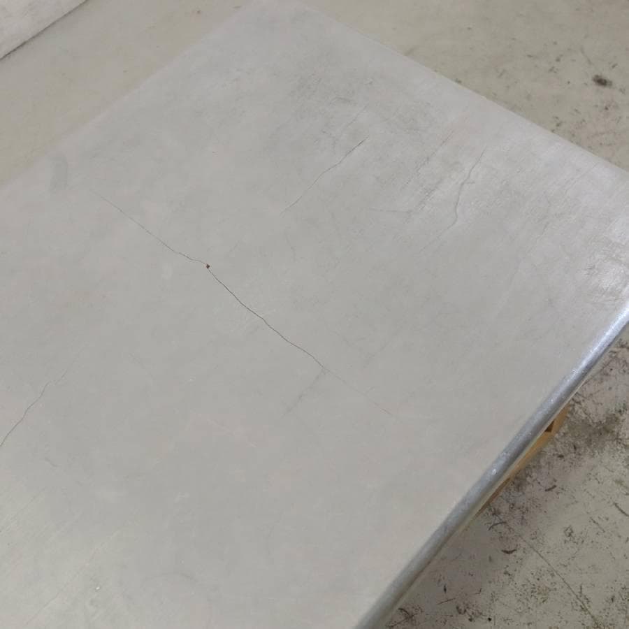 値下WTW マーベリックス コーヒーテーブル120cm アルミ シーシャムウッド