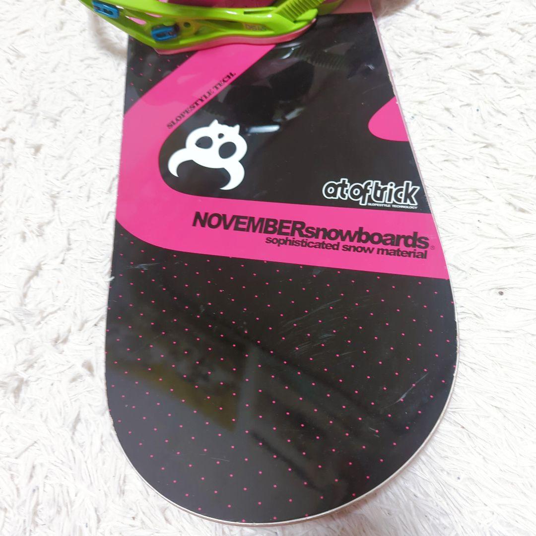 NOVEMBER スノーボード ARTISTE 146cm バインディング付