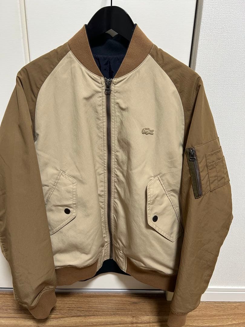 リバーシブルボンバージャケット LACOSTE ラコステ ジャケット