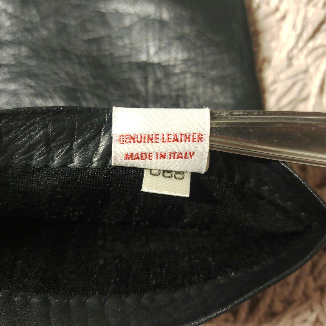 【ロング】セルモネータ　グローブ　本革　ブラック　レザー　sermoneta