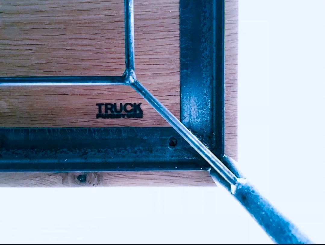 センターテーブル・ローテーブル TRUCK FURNITURE OAK IRON-LEG LOW TABLE