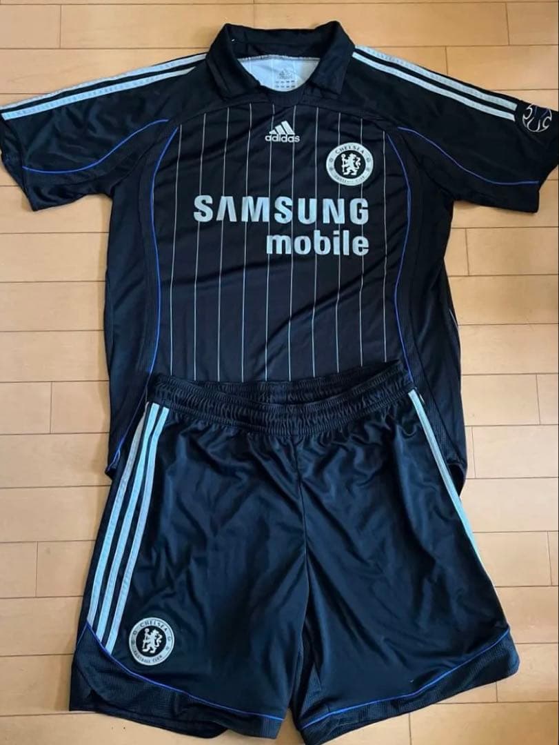 アディダス adidas チェルシーFC プレミアリーグサッカーユニフォーム 黒